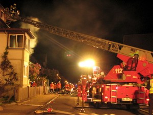 Feuer in Holzhausen